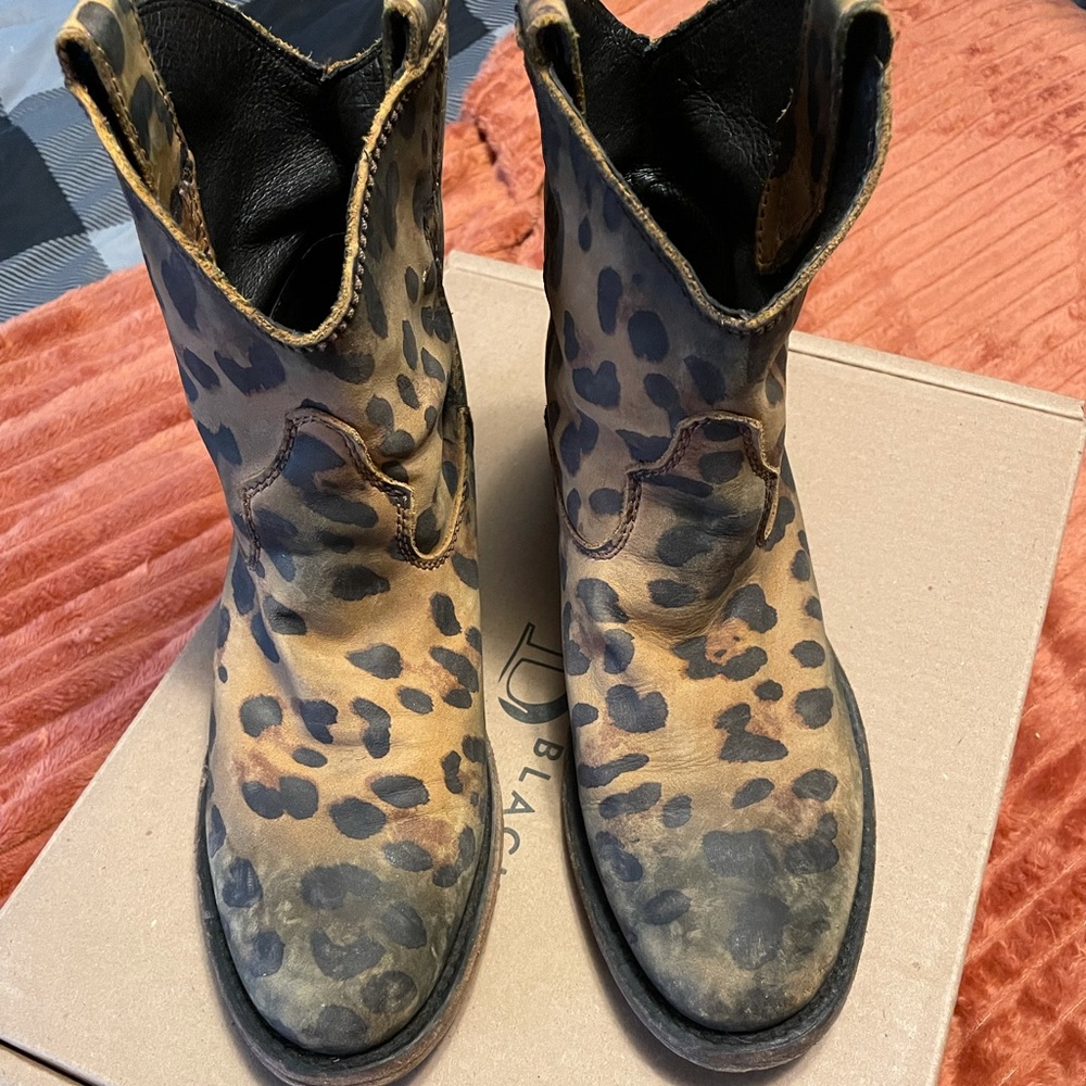 Women’s Liberty Black Cheetah Boots